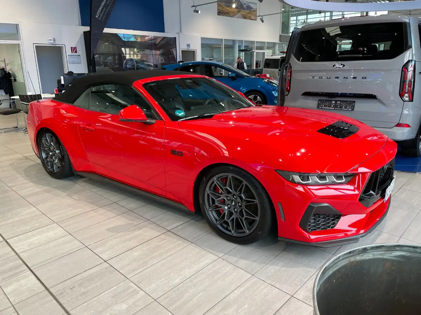 Ford Mustang 5.0 GT Conv. Ti-VCT V8 Tiefer & Breiter Rouge - 2