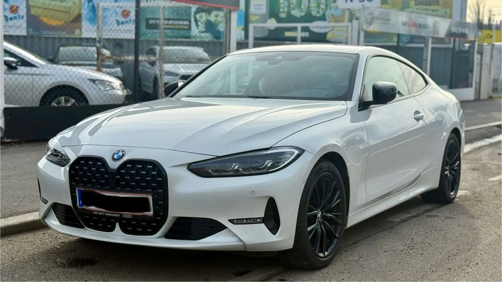 BMW 420 420d Coupe xDrive G22 Aut. Weiß - 1