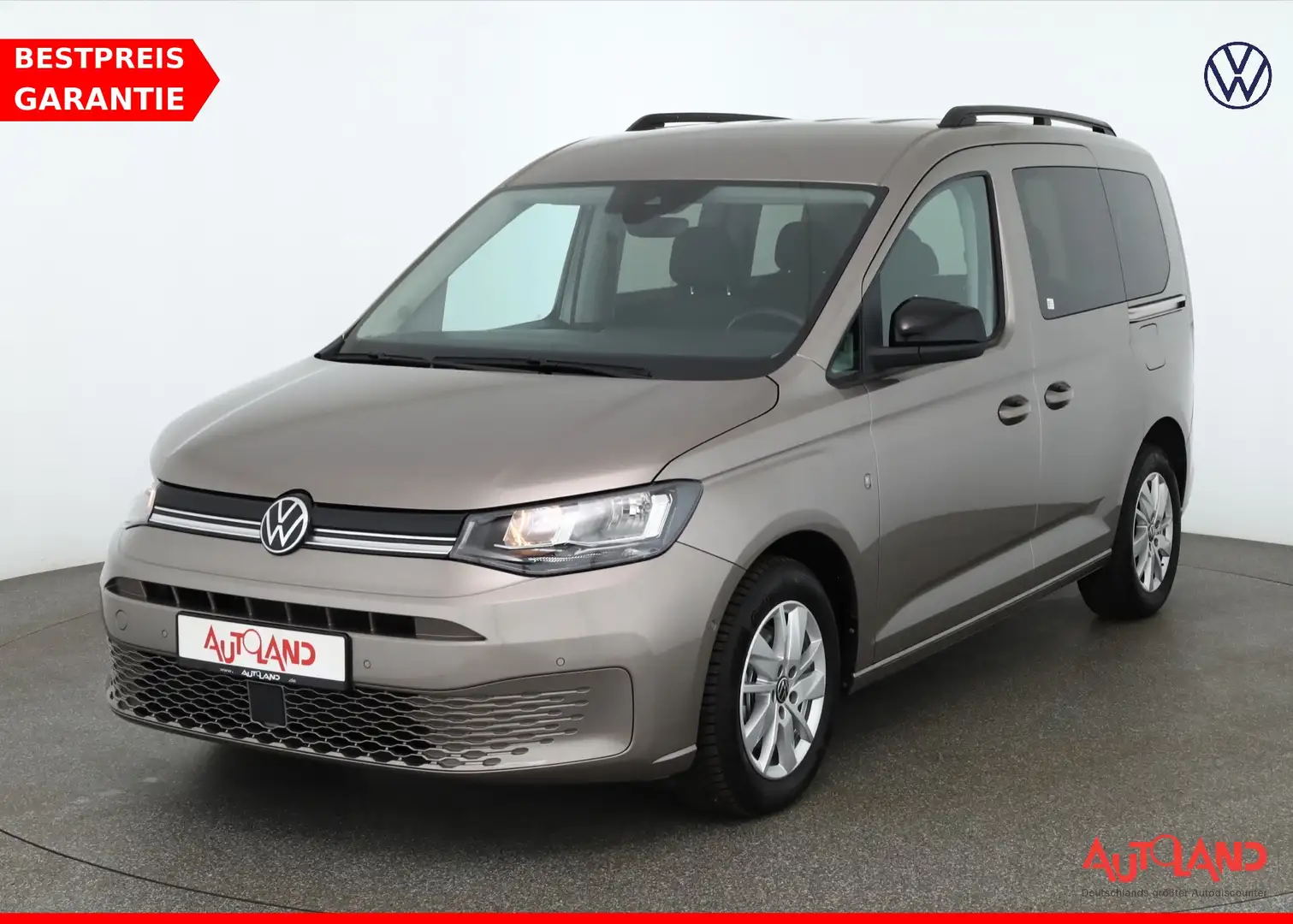 Volkswagen Caddy 2.0 TDI Life 7-Sitzer Navi Kamera Tempomat Beige - 1