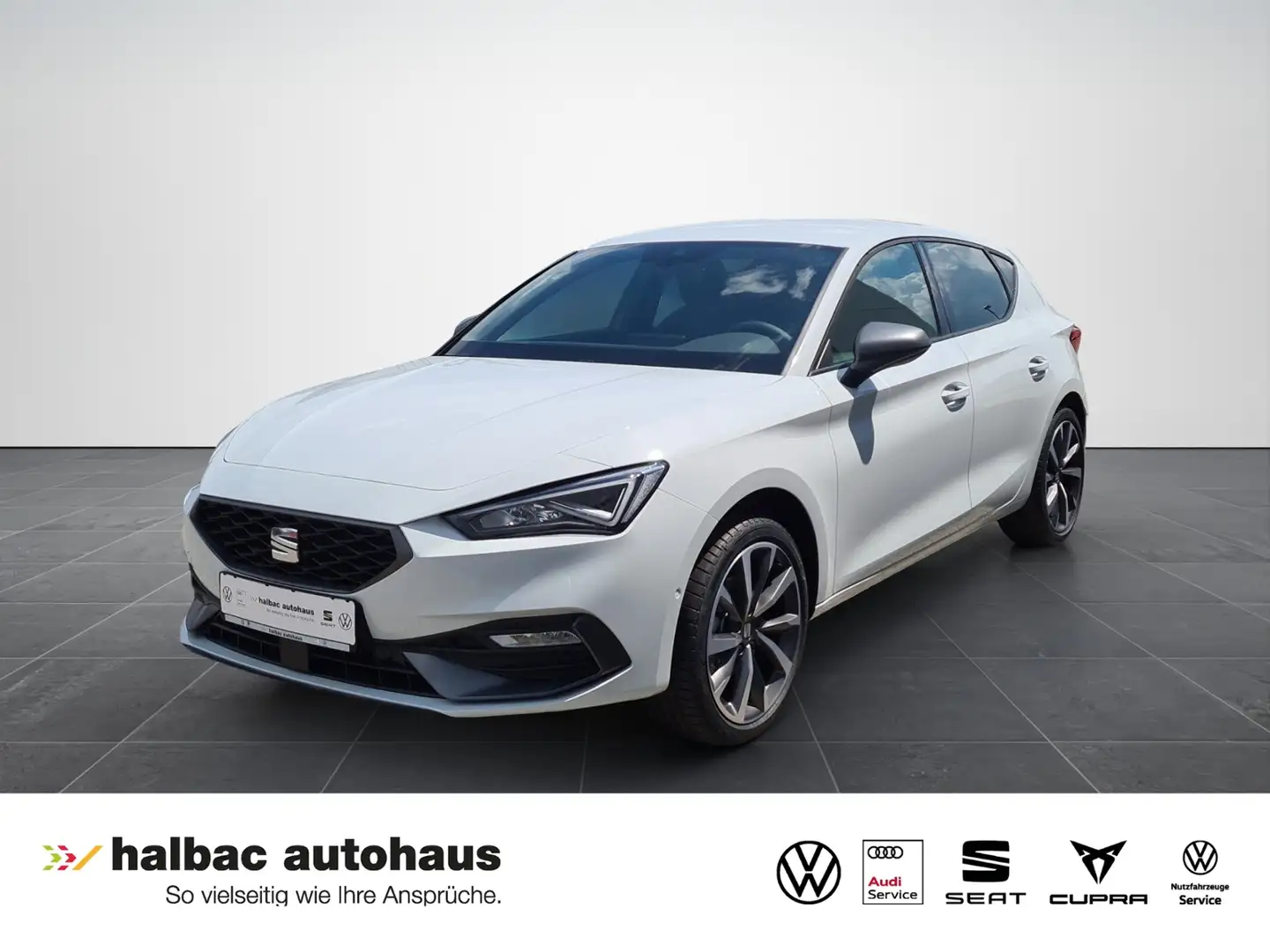 SEAT Leon 1.5 TSI DSG FR +NAVI+VOLLLED+PDC+SHZ+KAMERA+KLIMA Weiß - 1
