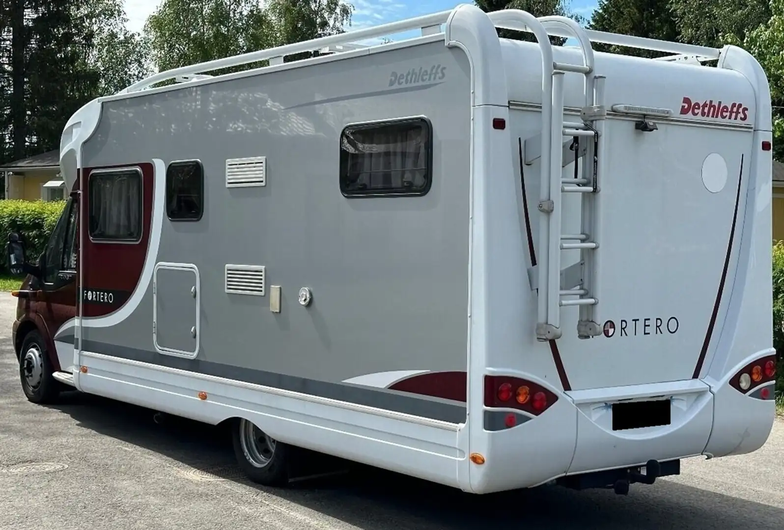 Ford Transit Dethleffs Fortero Rot - 1