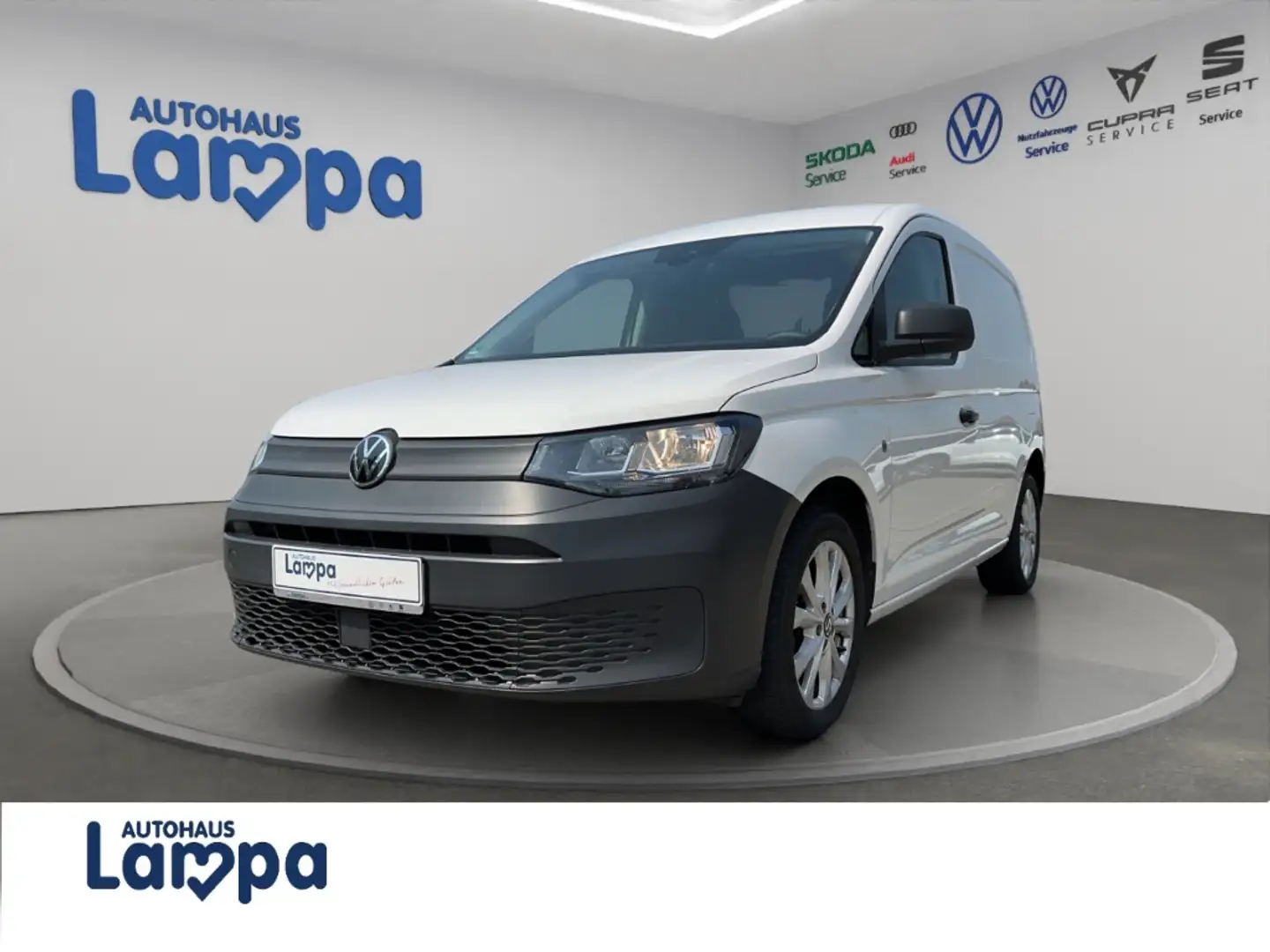 Volkswagen Caddy Cargo 2.0 TDI EcoProfi PDC,DAB+,Tel.-Vorb. Weiß - 1