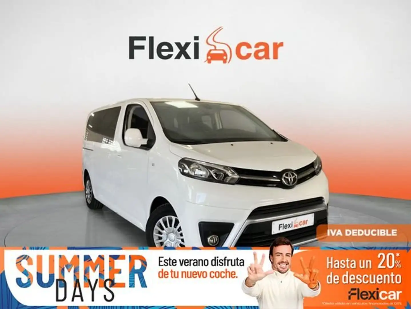 Toyota Proace 1.5D+120CV+VX+SHUTTLE+2PL+2PT+L1 Blanco - 1