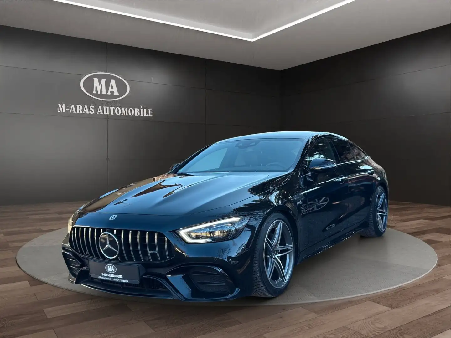 Mercedes-Benz AMG GT 4-trg. 53 4Matic+ Pano Stheiz.Massage Zwart - 1