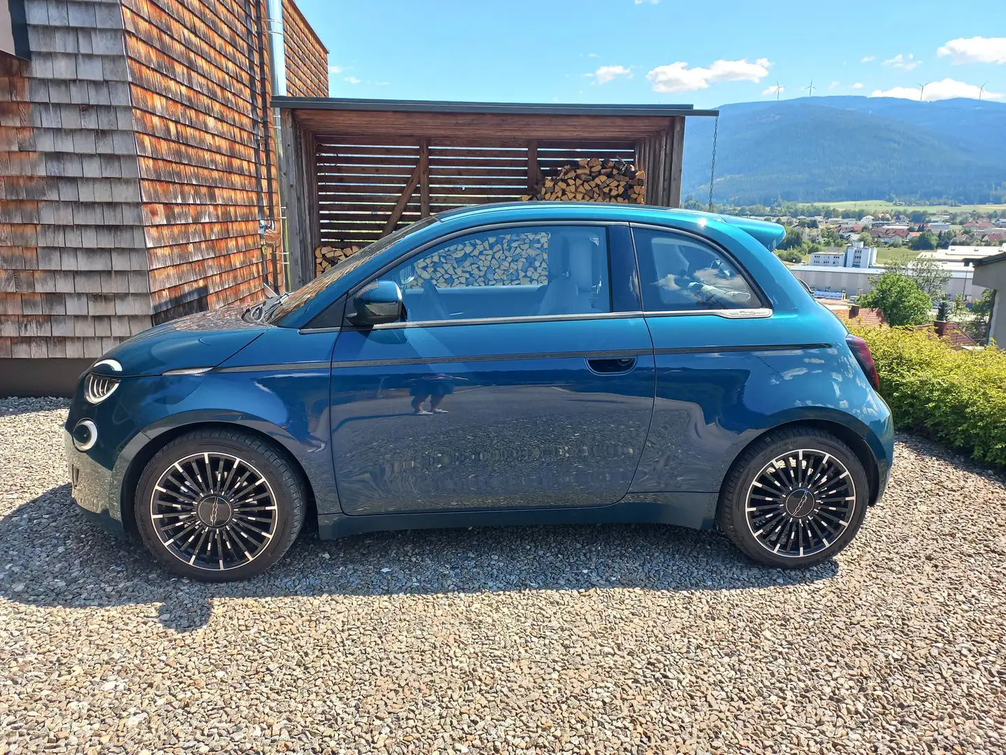 Fiat 500e Icon 42 kWH Grün - 1