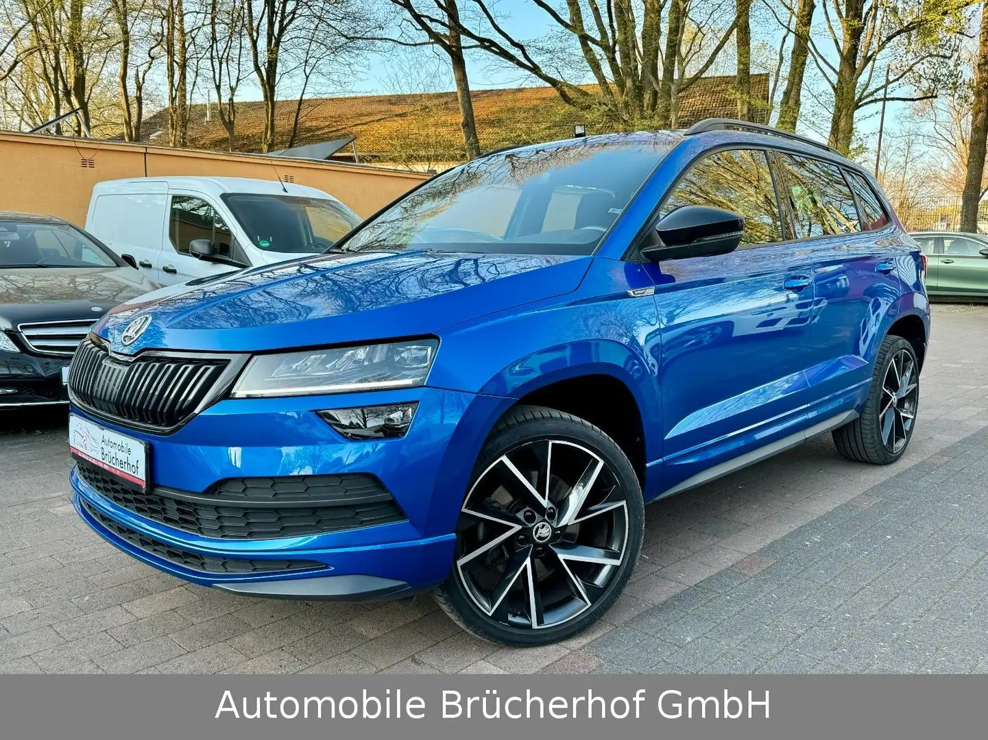 Skoda Karoq Sportline Pano/LED/ACC/DCC/Lane/Navi/Kessy Blu/Azzurro - 1