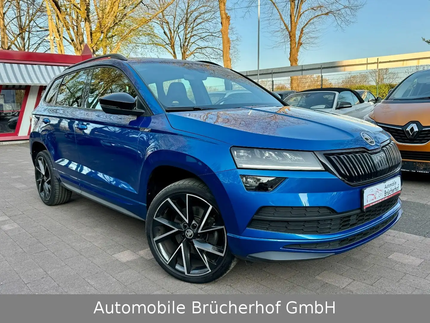 Skoda Karoq Sportline Pano/LED/ACC/DCC/Lane/Navi/Kessy Blu/Azzurro - 2
