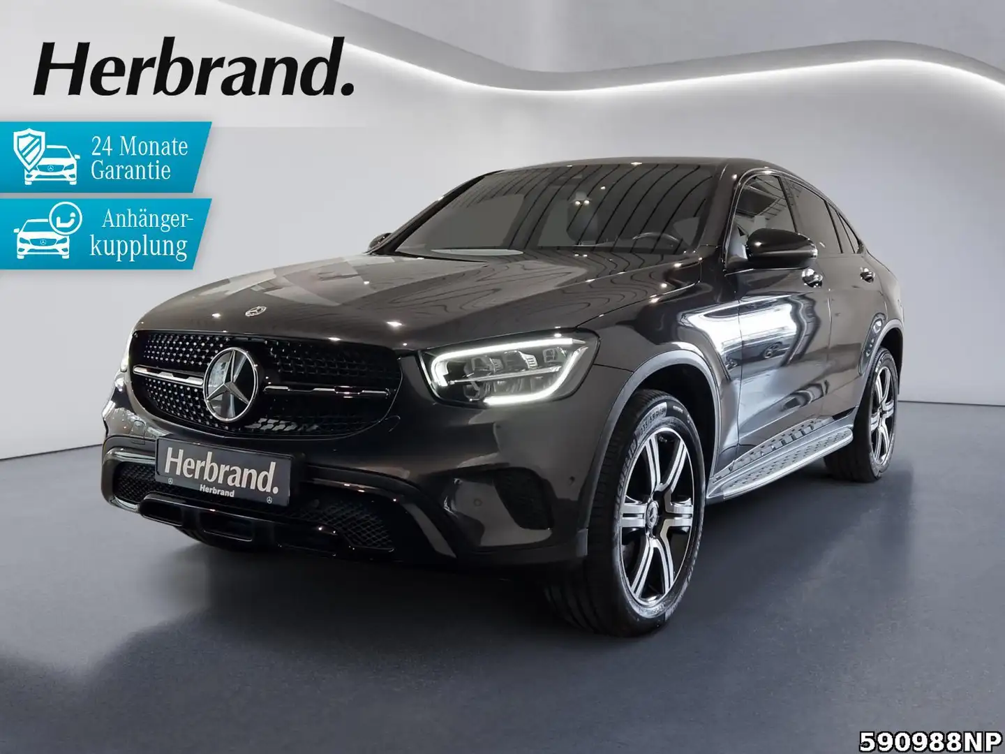 Mercedes-Benz GLC 300 de 4matic Coupé LED AHK Kamera Soundsys. Grau - 1