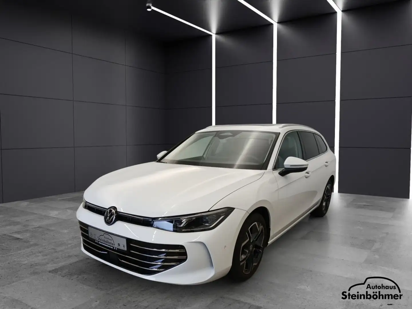 Volkswagen Passat Elegance 2.0TDI LED NAV AHK Pano Leder Navi Weiß - 1