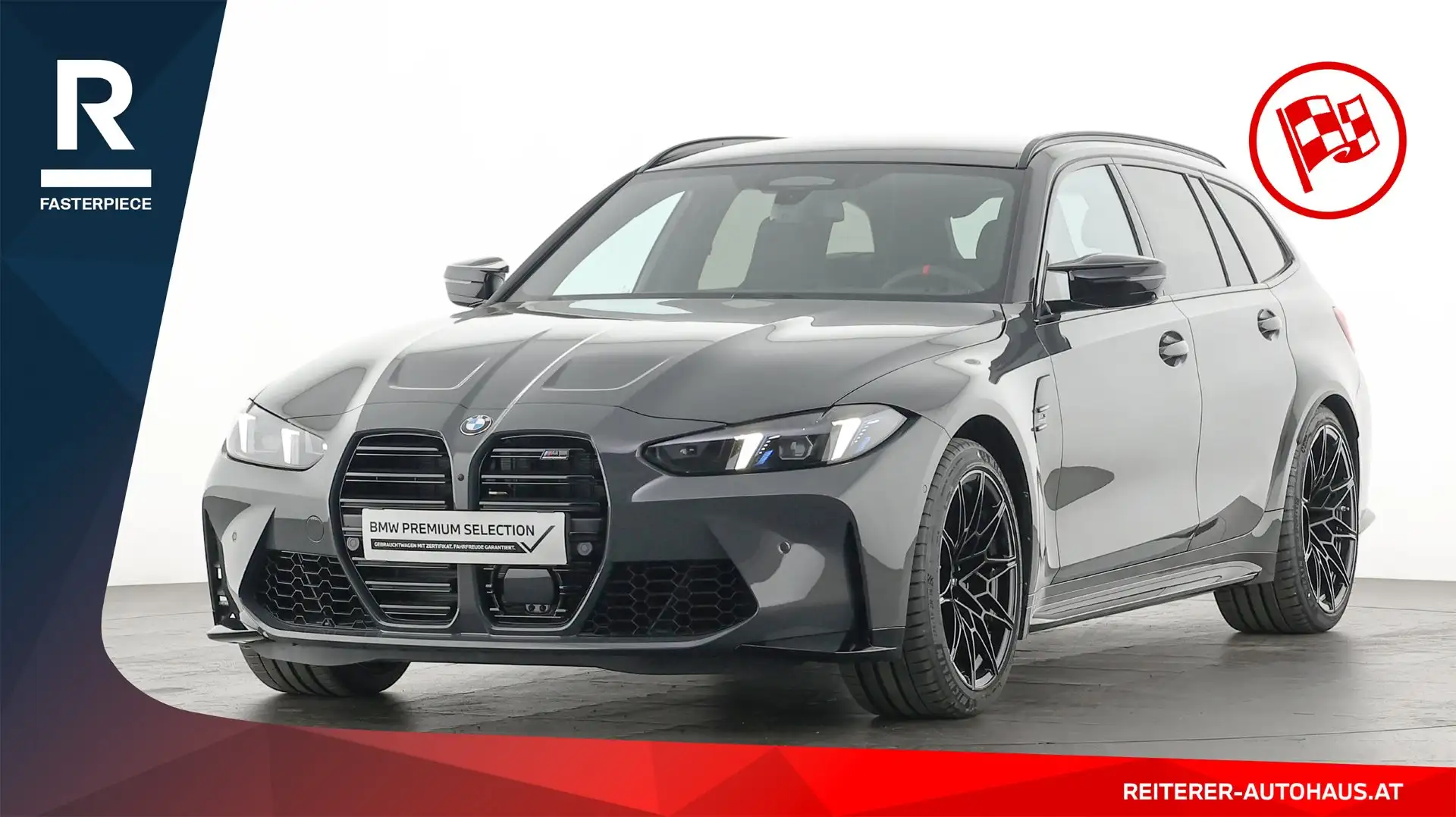 BMW M3 Competition M xDrive *M Carbon Schalensitze Grau - 1