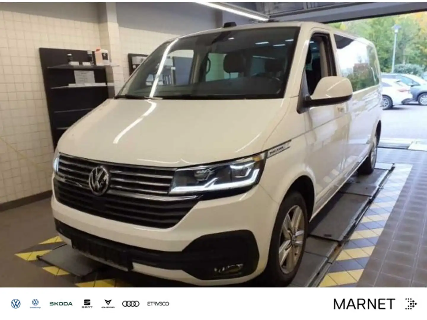 Volkswagen T6.1 Multivan 2.0TDI 4MO Comfortline lang*Navi*A Weiß - 1