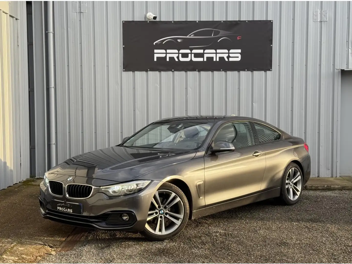 BMW 420 Coupé 420i 184 ch BVA Sport  8 Gris - 1
