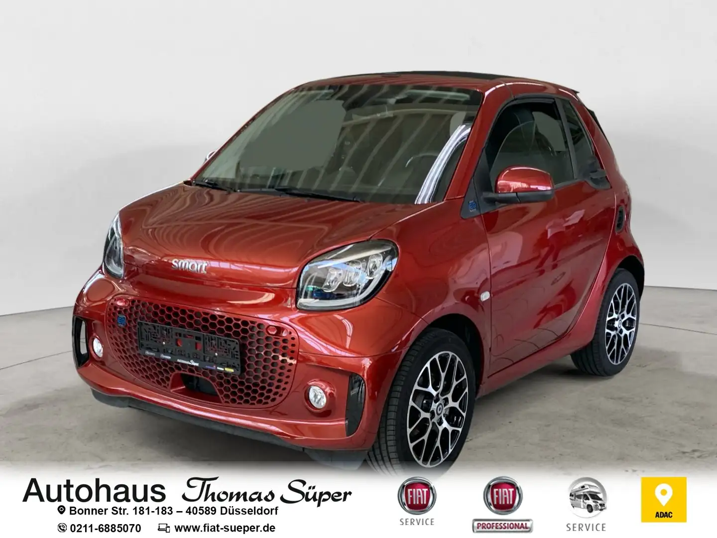 smart forTwo electric drive EQ  Cabrio Apple Android Kamera DAB Rot - 1
