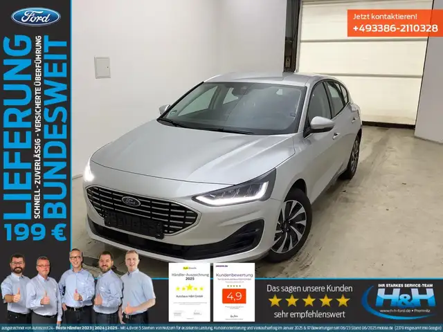 Ford Focus 1.0 M-Hybrid Aut Titanium iACC+LED+Kam+AHK