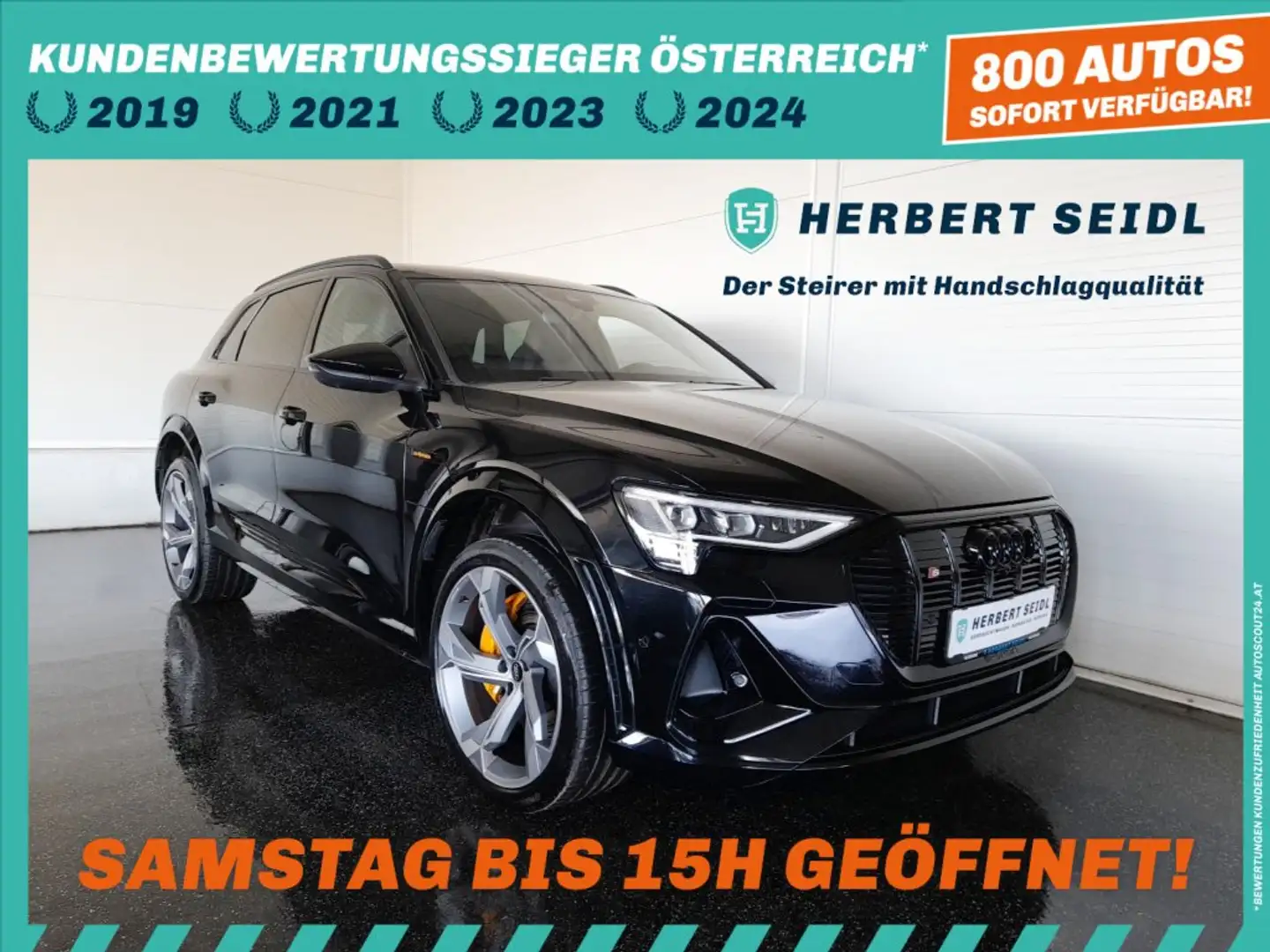 Audi e-tron 95 quattro S-LINE *NP: € 116.677,- / LEDER SPORTSITZE PLUS / 22 ZOLL / MATRIX-LED* Schwarz - 1