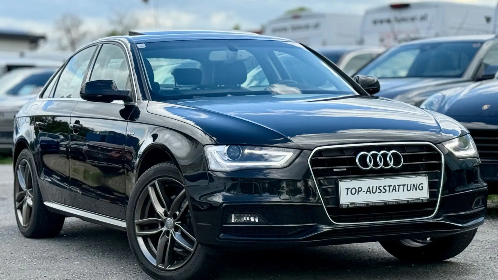 Audi A4 2,0 TDI Quattro *S-Line +Viele Extras Pickerl Neu Schwarz - 2