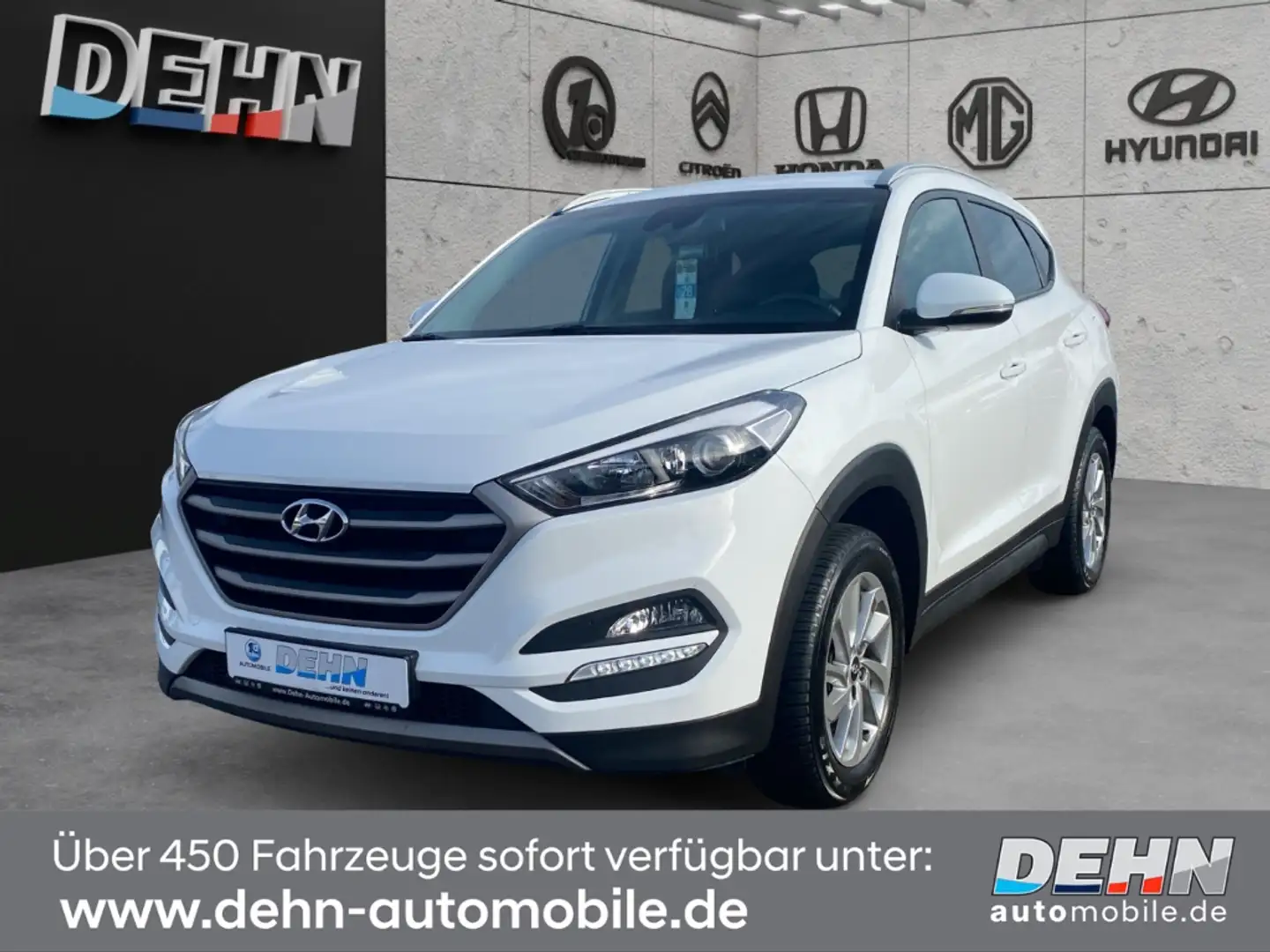 Hyundai TUCSON 1.6 GDi Intro Edition Navi Mehrzonenklima Fahrerpr Weiß - 2