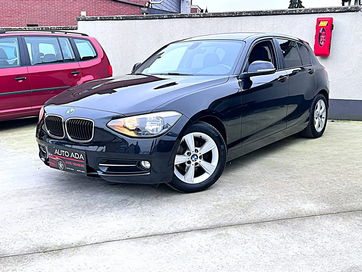 BMW 116 d--AIRCO--GPS--CUIR--GARANTIE 12 MOIS-- Zwart - 2