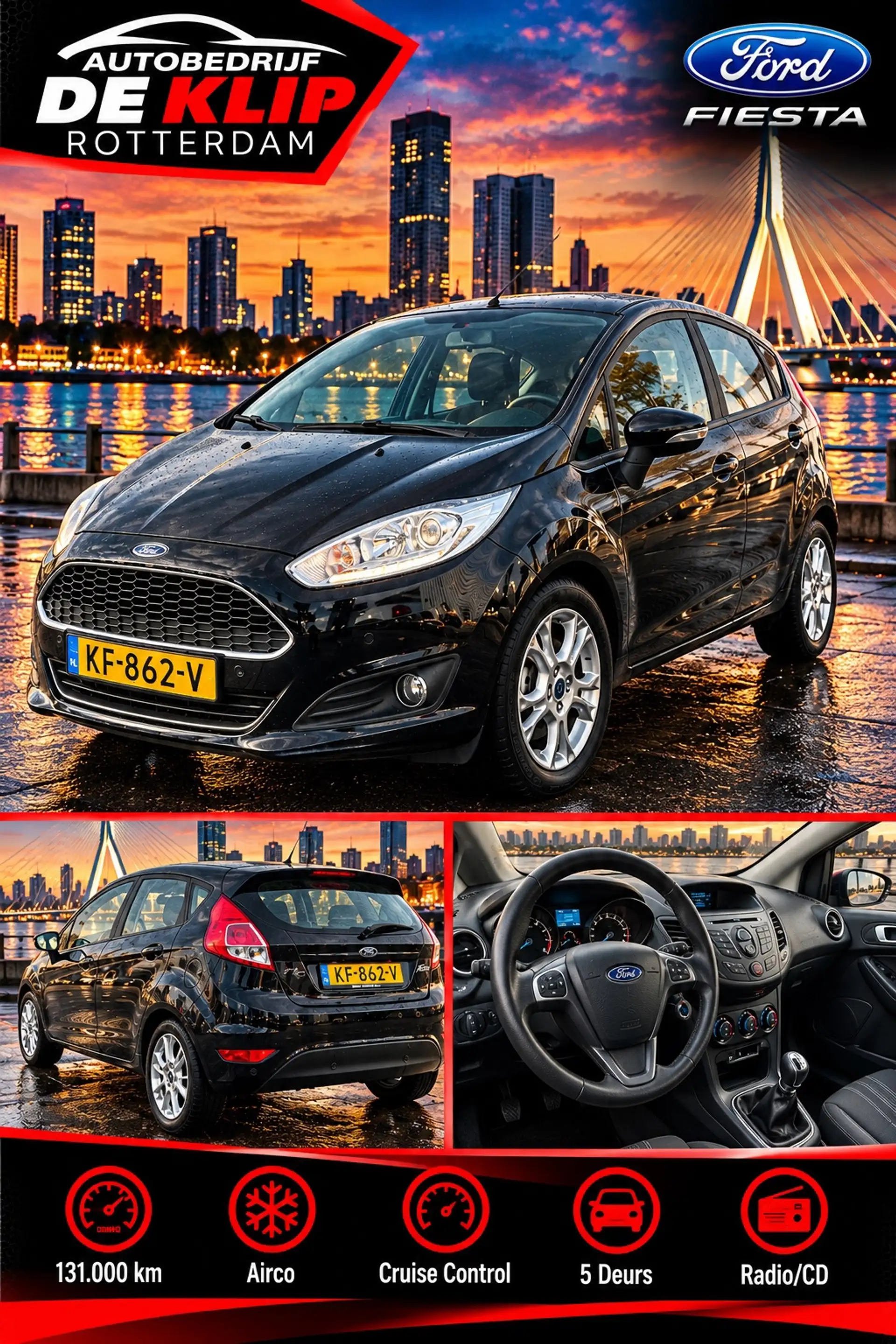 Ford Fiesta 1.0 Style Ultimate|Navigatie|Airco|5 Deurs|