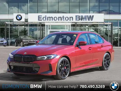 Red 2026 BMW 3 Series Sedan All-Wheel Drive Automatic