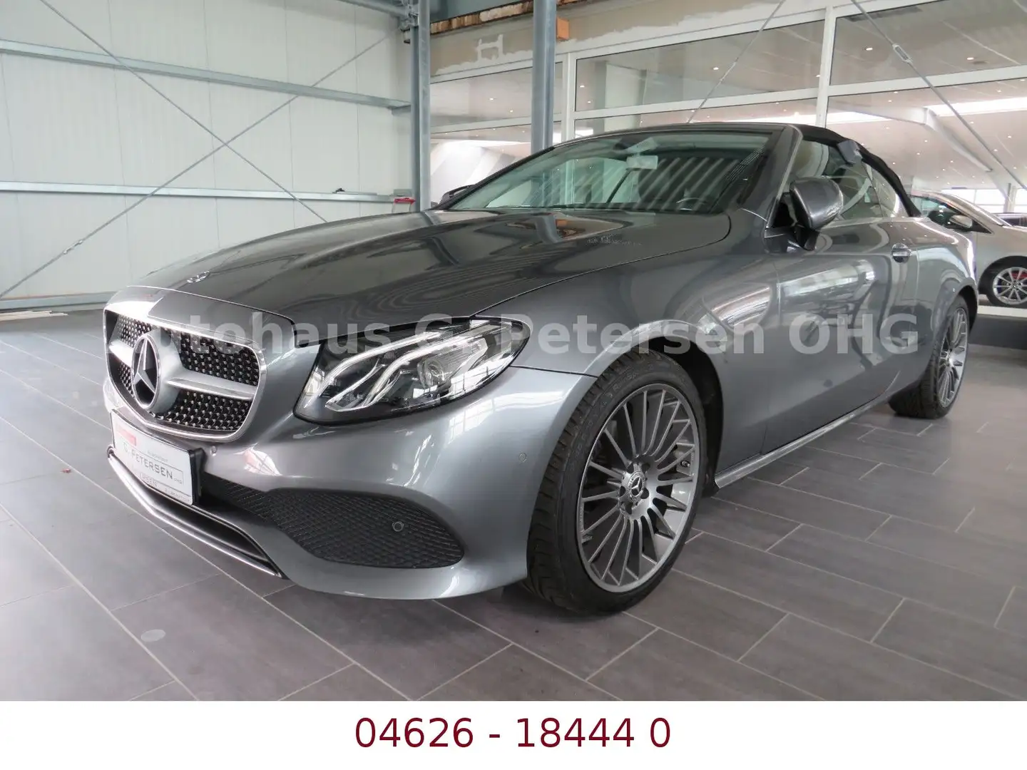Mercedes-Benz E 200 *Cabrio-Komfort*LED*Navi*Totenw*Leder*Kamer Gris - 1