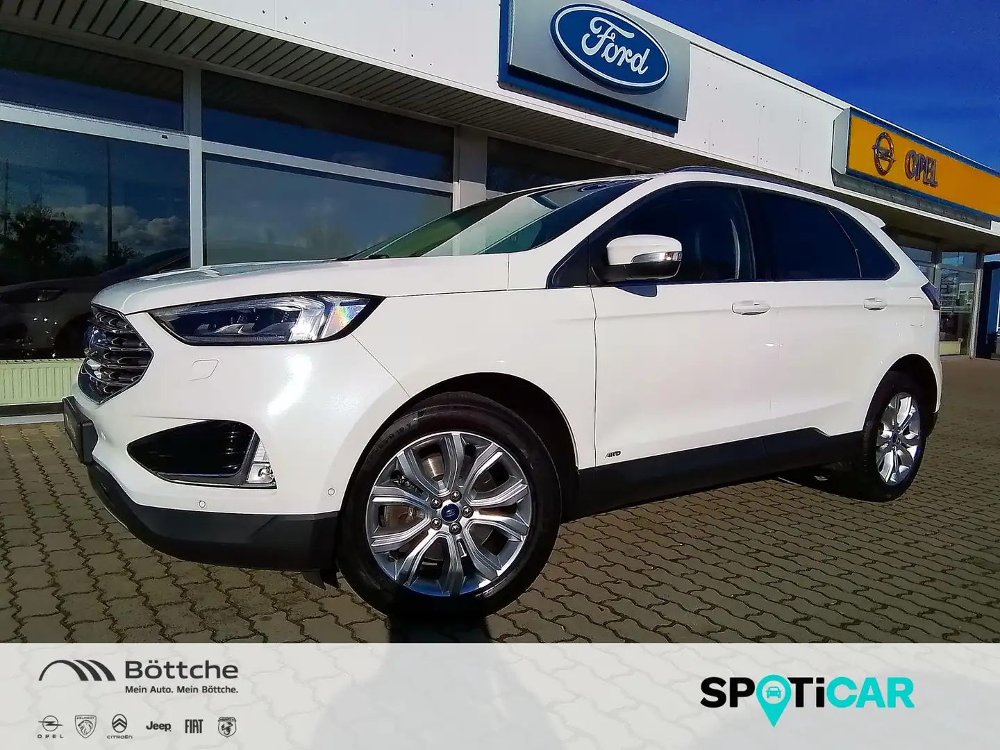 Ford Edge Titanium 2.0 Bi-Turbo 4x4 Blanc - 1