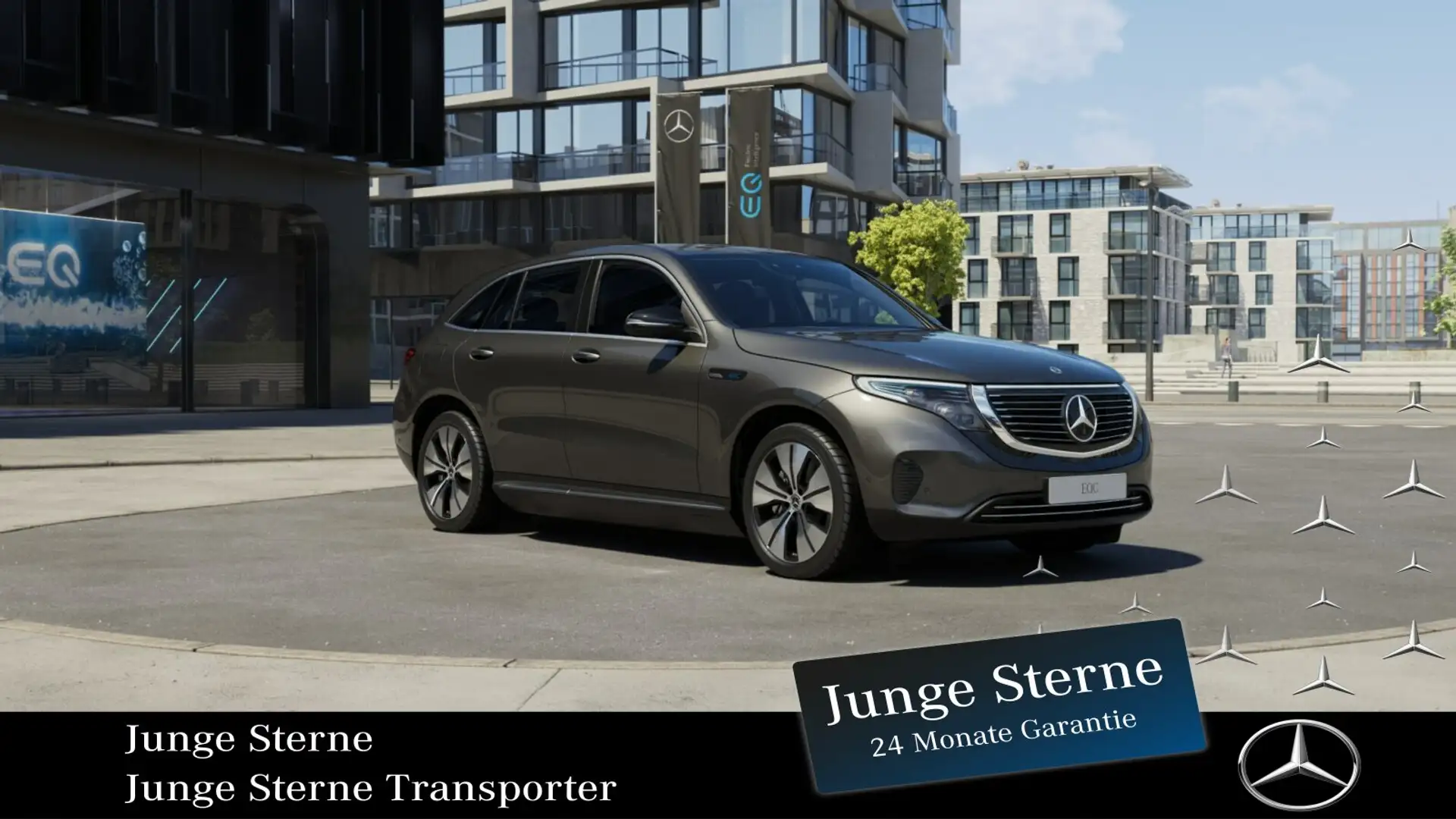 Mercedes-Benz EQC 400 EQC 400 4MATIC *AHK*360°*EASY-P*MULTIB*KEYLESS* Grau - 1