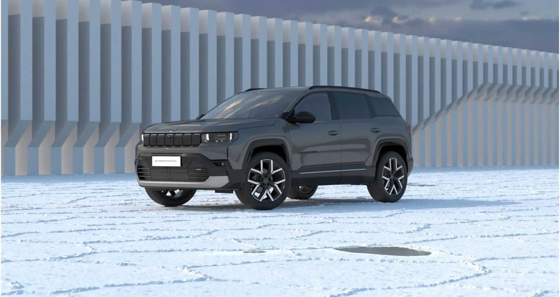 Jeep Compass Elektro 74 kWh First Edition Gris - 1