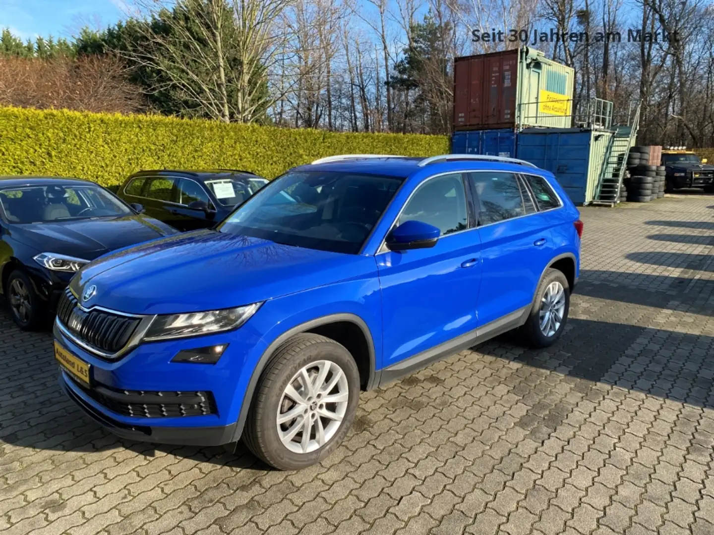 Skoda Kodiaq Style,AHK,LED,SH,PDC,1.Hand,Scheckheft,Navi,Sound- Blu/Azzurro - 2