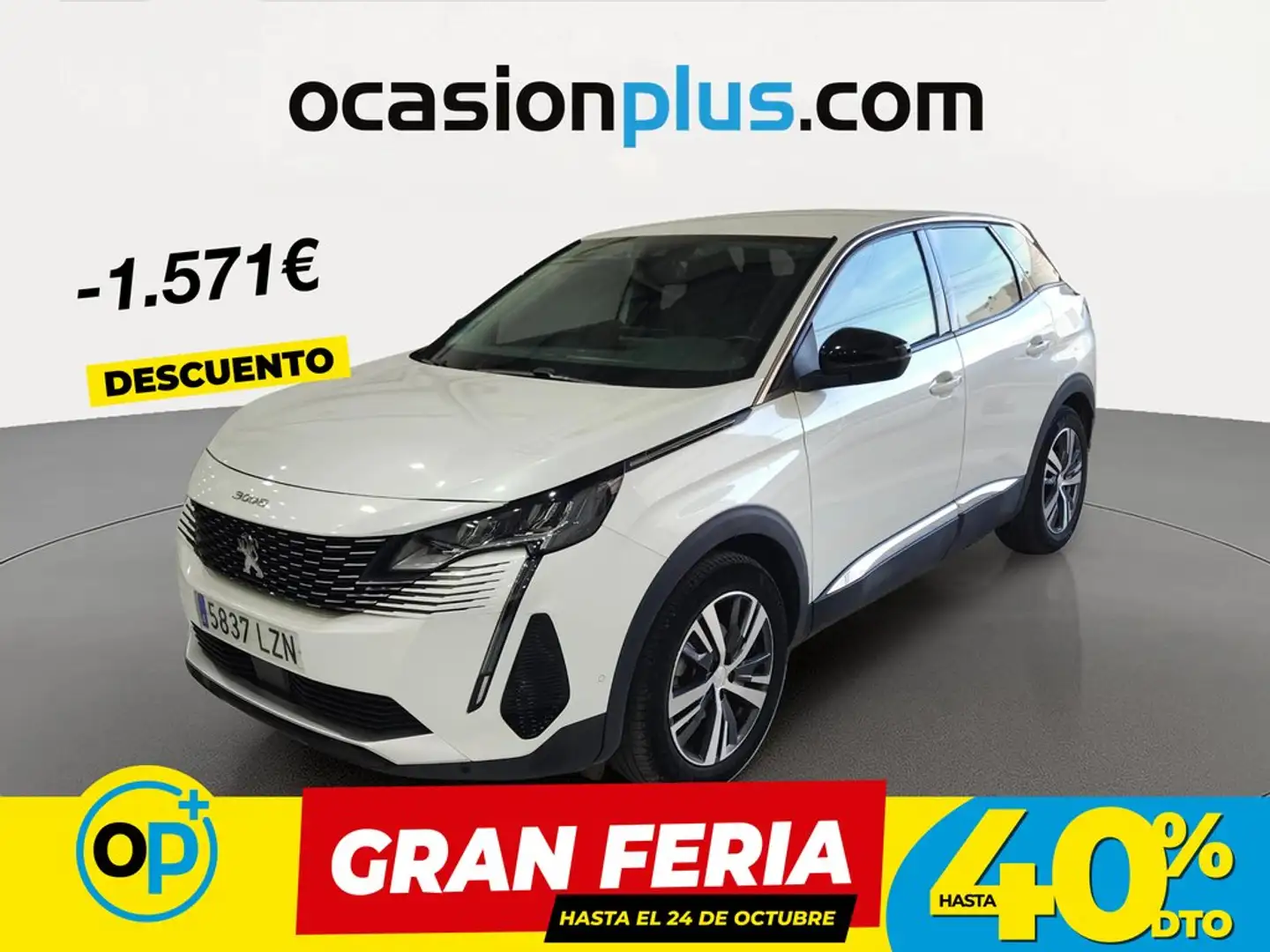 Peugeot 3008 1.5BlueHDi Allure Pack S&S EAT8 130 Blanco - 1