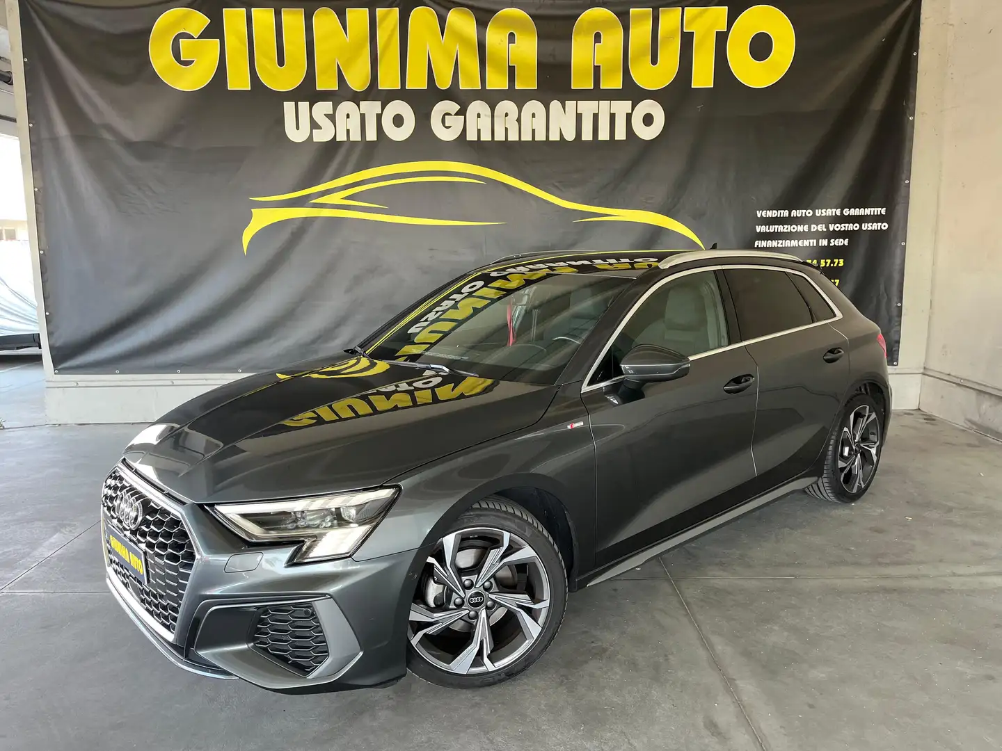 Audi A3 A3 2020 Sportback 30 2.0 S line edition s-tronic Gris - 1