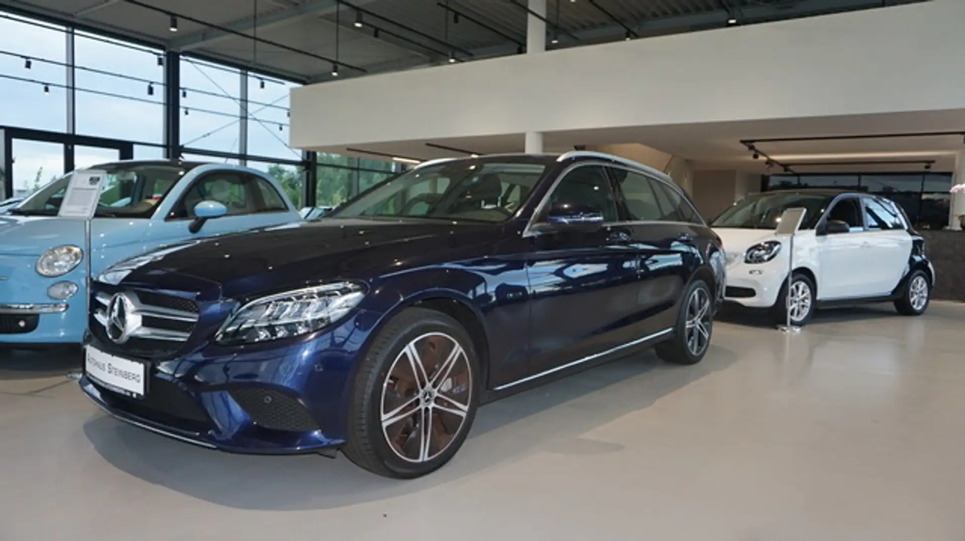 Mercedes-Benz C 300 E T 9G-Tronic AUTOM+NAVI+SHZ+LED Bleu - 2