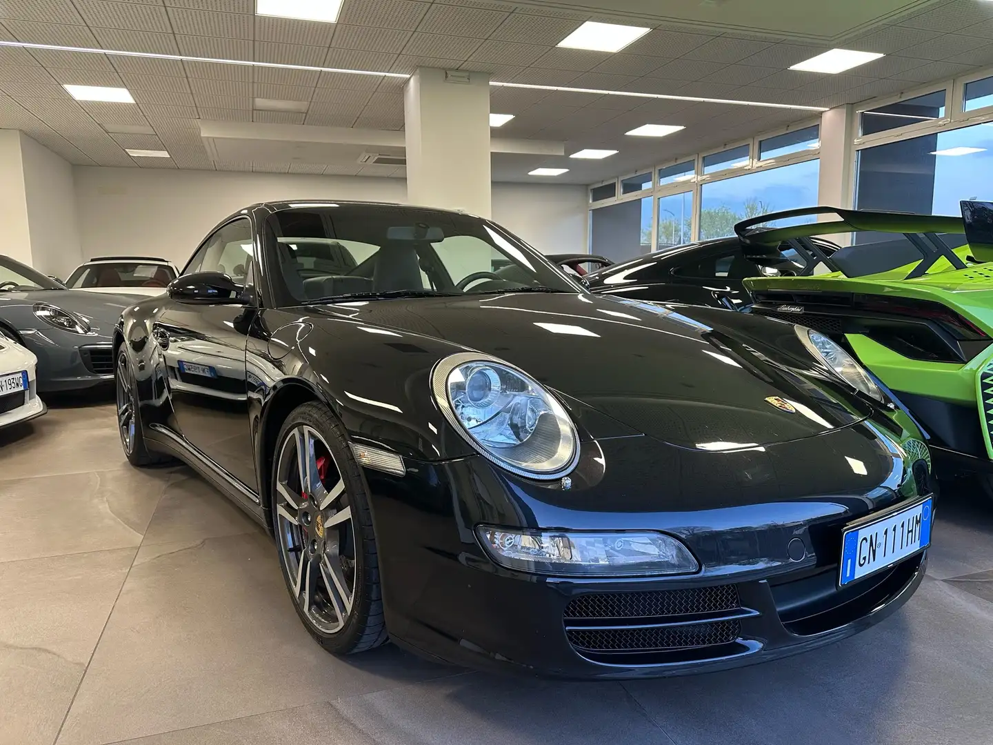 Porsche 997 911 Coupe 3.8  4S SCARICO PELLE  UFF.ITA CHECK 111 Zwart - 1