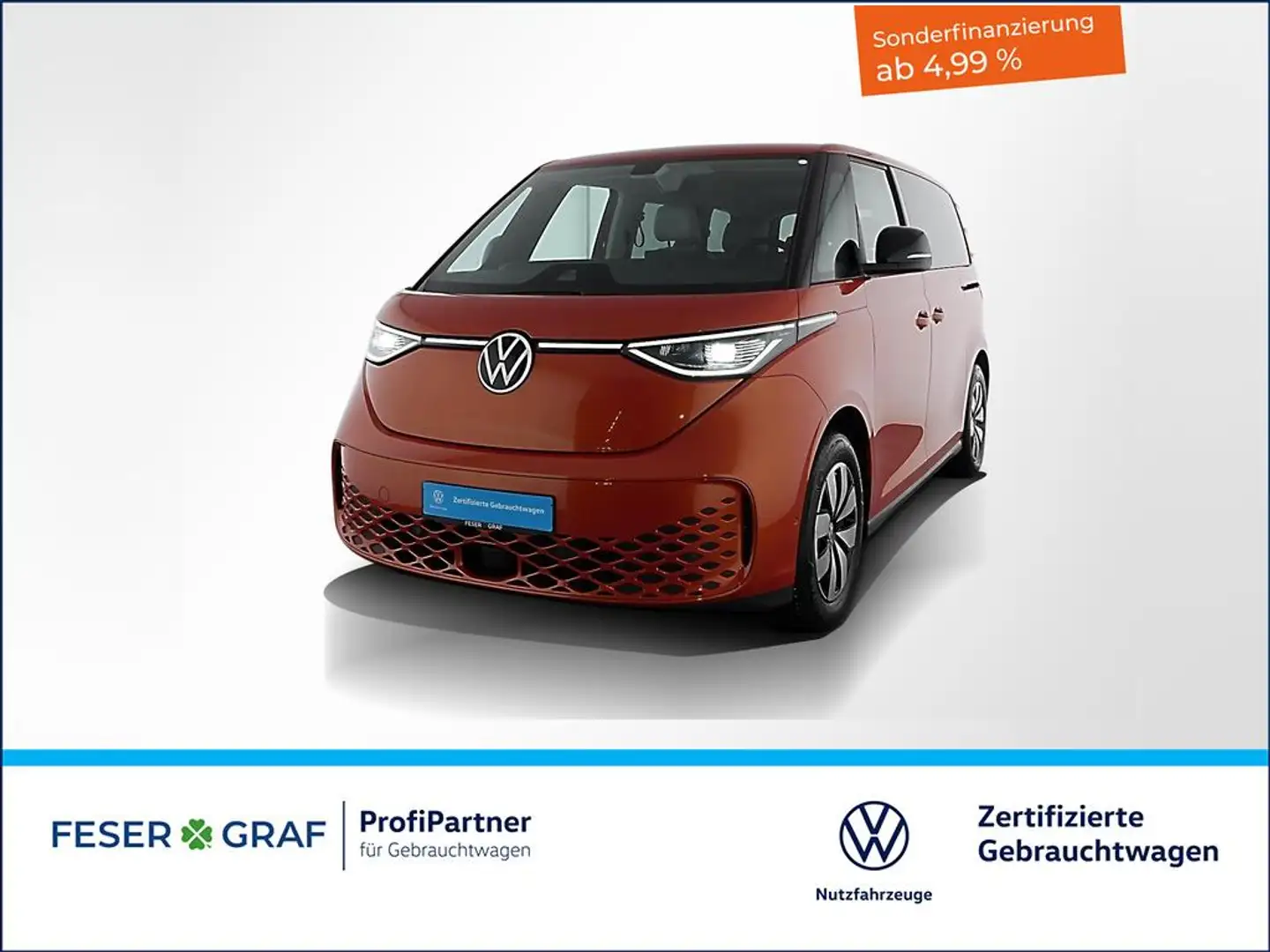 Volkswagen ID. Buzz Pro Design-Paket ACC LED-Matrix Navi Orange - 1