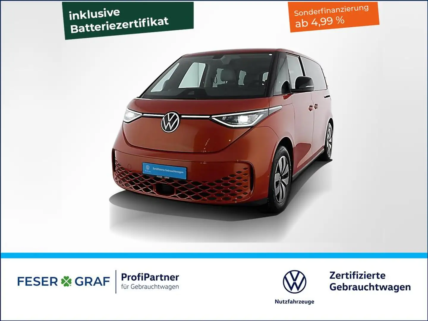 Volkswagen ID. Buzz Pro Design-Paket ACC LED-Matrix Navi Orange - 1