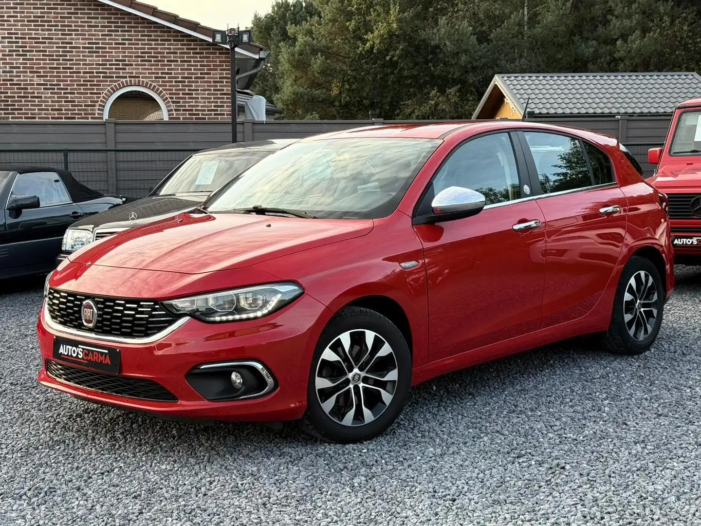 Fiat Tipo 1.4 16V Sport Benzine 1Ste Eigenaar Airco Navi Led Rouge - 1