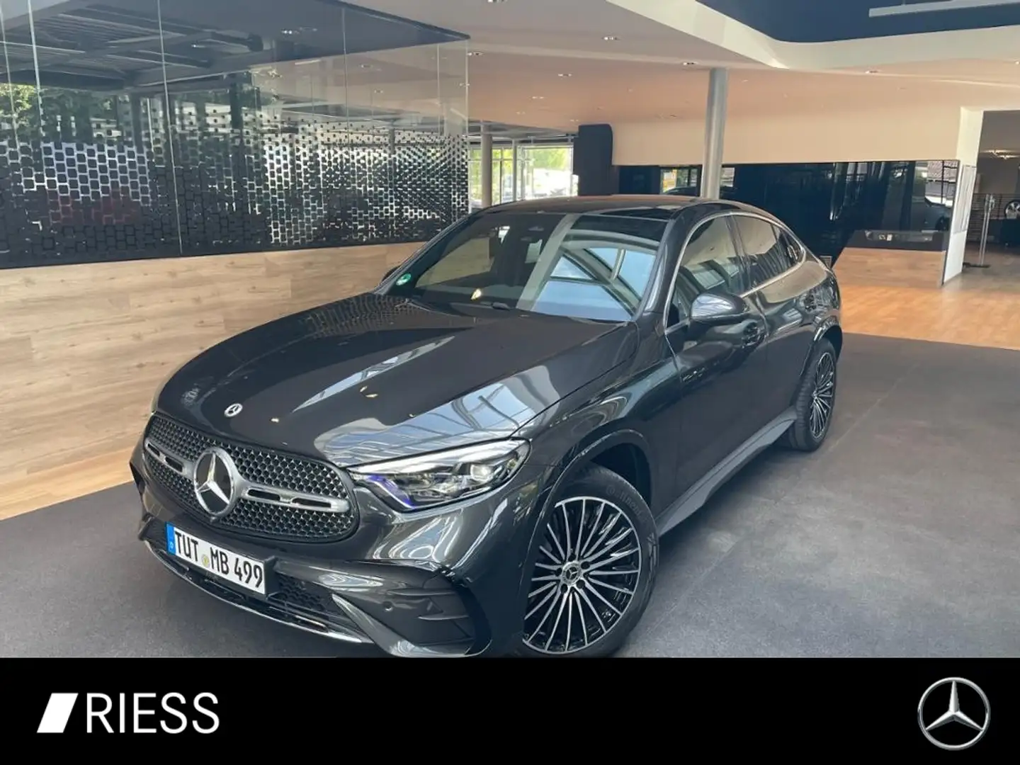 Mercedes-Benz GLC 200 d 4M Coupé AMG+AHK+PANO+DIGITAL-LIGHT+360° Grau - 1