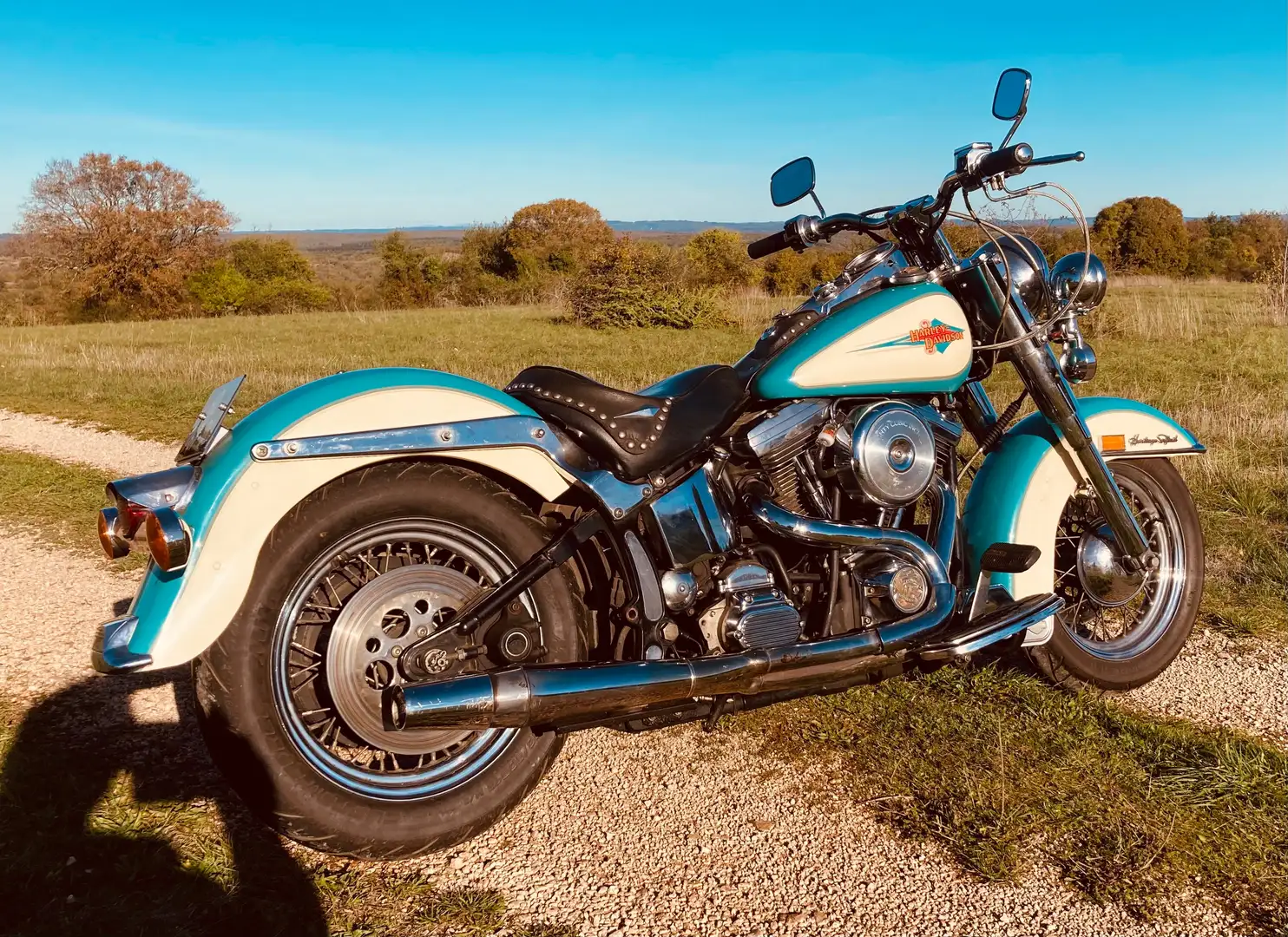 Harley-Davidson Heritage Softail Evo 1340 Kék - 2