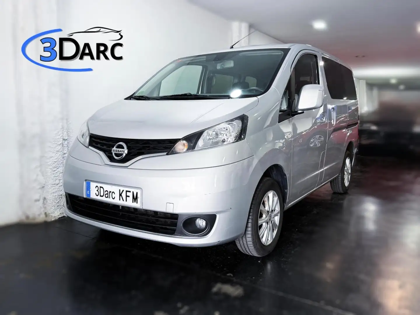 Nissan NV200 Combi 7 1.5dCi A/C Gas Comfort Plateado - 2