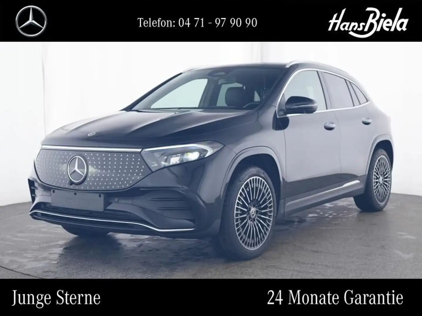 Mercedes-Benz EQA 350 EQA 350 4M AMGPrem/20"/Pano/Bur/Dis/AHK/360°/Mem Zwart - 1