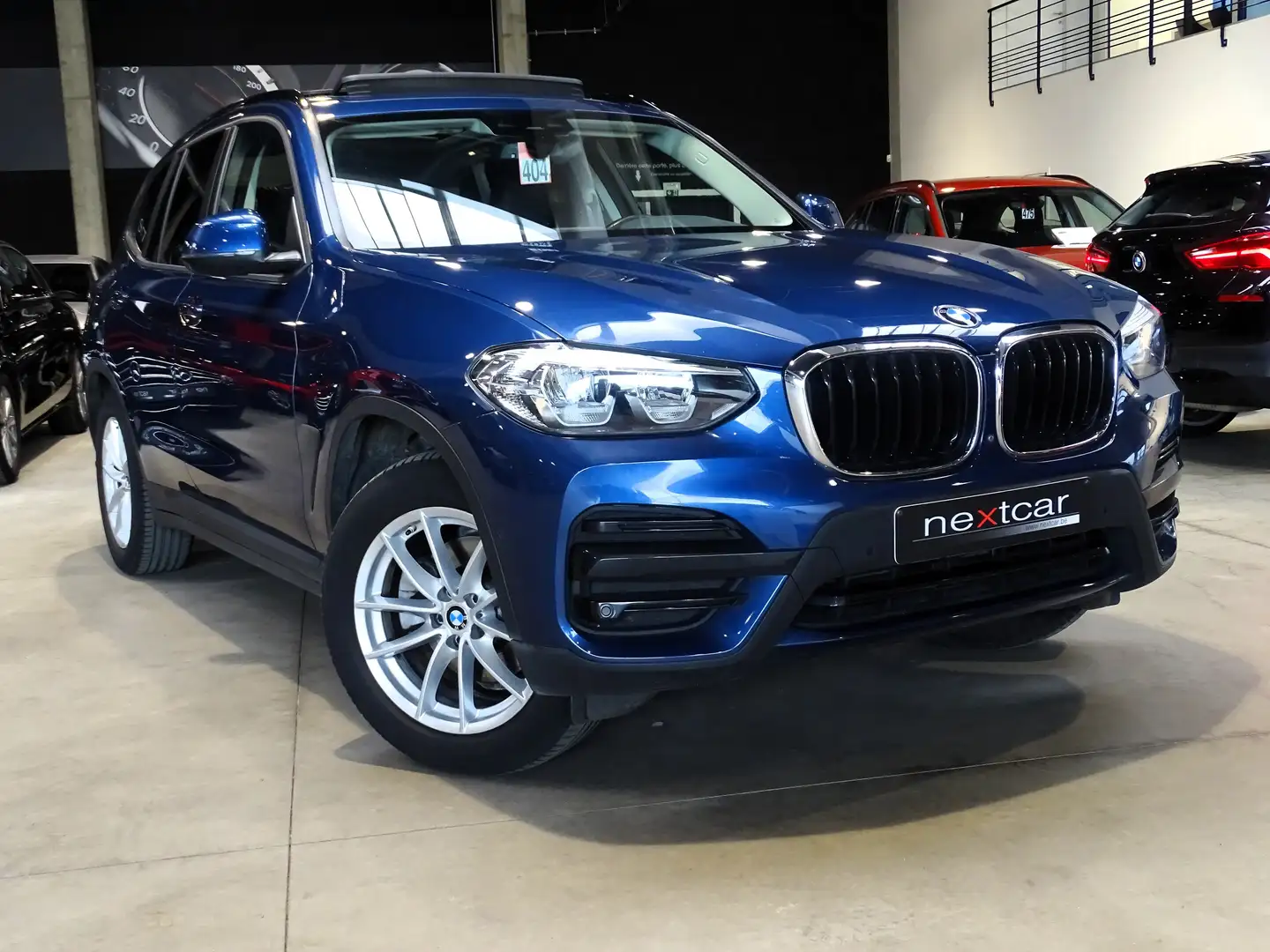 BMW X3 20dA 163 XDrive *NAVI PRO-CUIR-T PANO-CAMERA 360* Bleu - 2