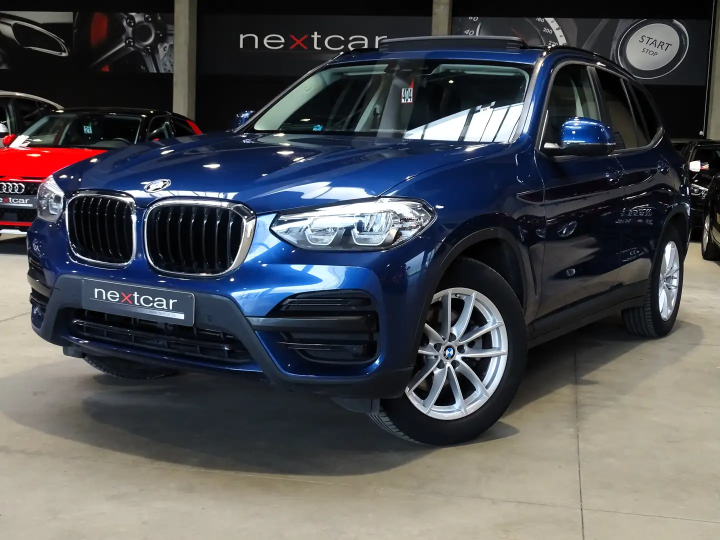 BMW X3 20dA 163 XDrive *NAVI PRO-CUIR-T PANO-CAMERA 360* Bleu - 1
