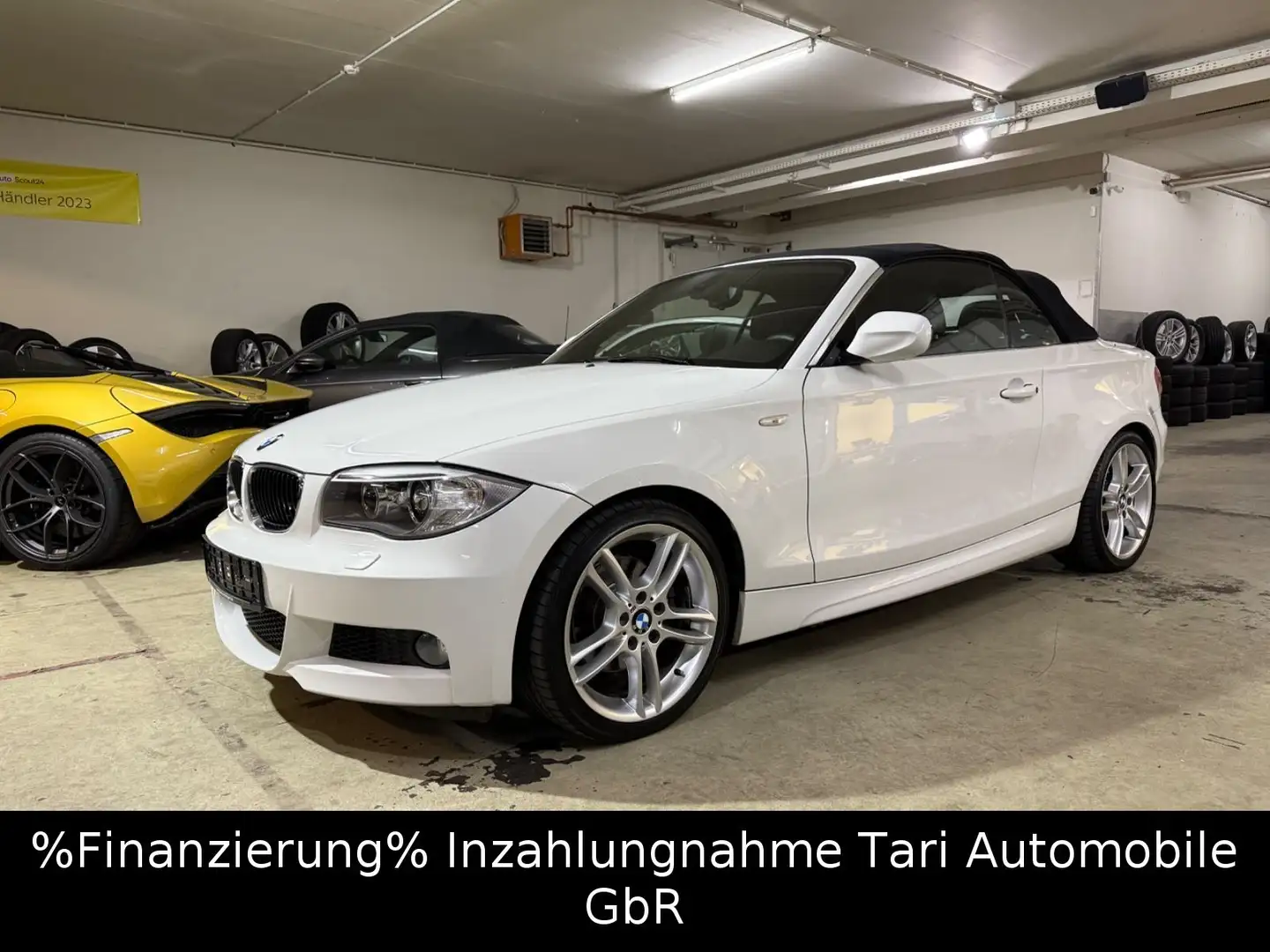 BMW 125 i Cabrio Schalter M-Sportpaket 2.Hand,68tkm Weiß - 2