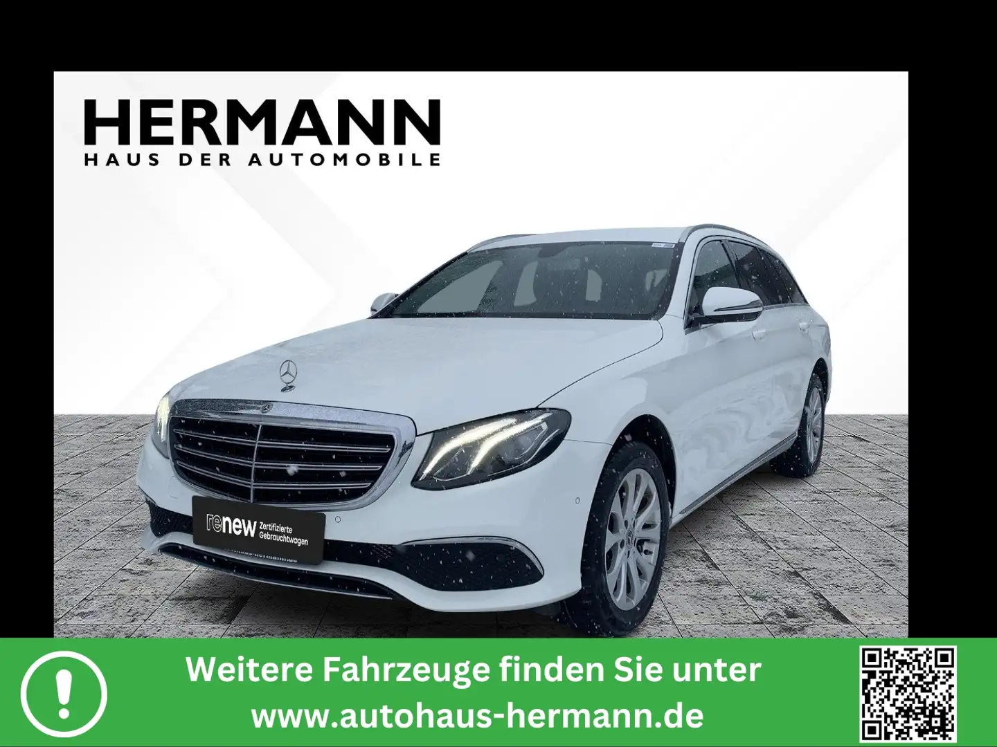 Mercedes-Benz E 200 T Exclusive AHK*CAM*LED*NAVI*SHZ*TWA*AHK Blanc - 1