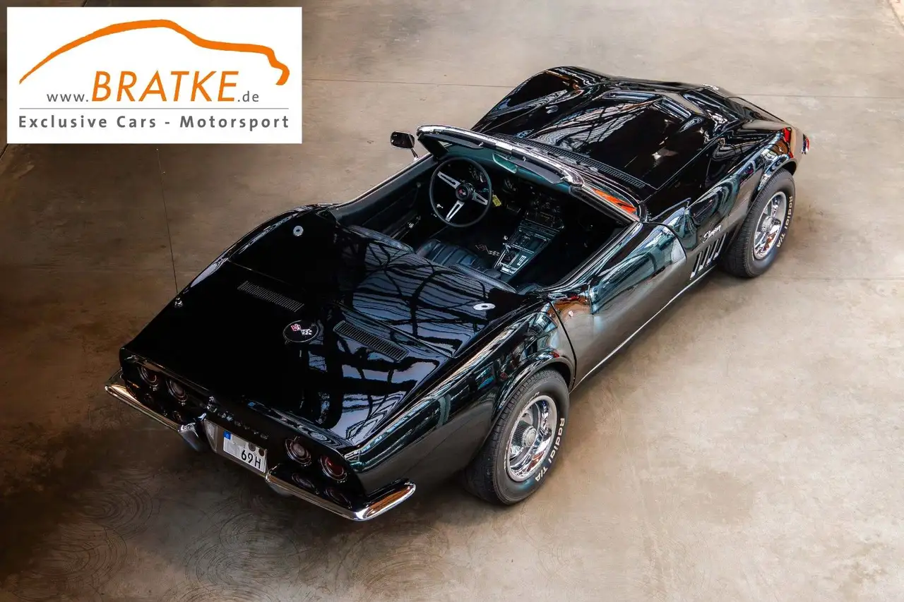 Corvette C3 '69er Stingray triple black 4-Gang matching no., foto 2
