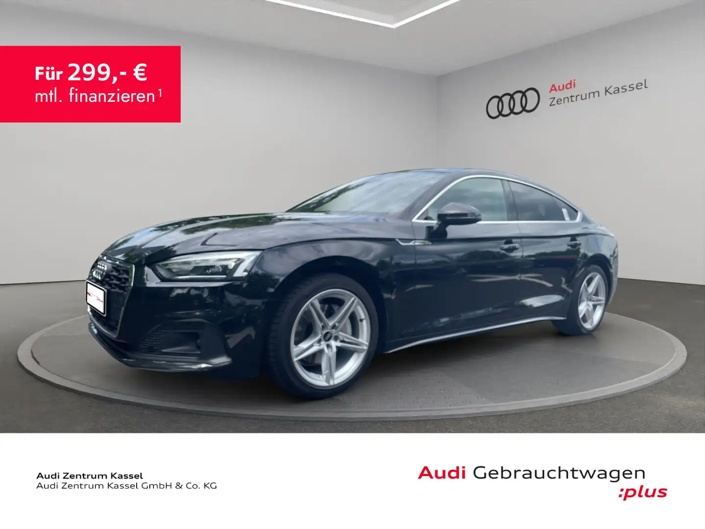 Audi A5 40 TDI LED Navi HuD Kamera CarPlay Noir - 1