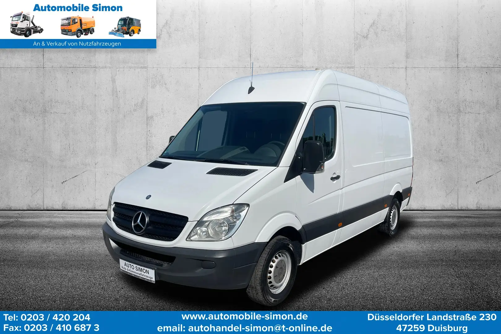 Mercedes-Benz Sprinter 313CDI Kasten Ho&La 1.Hand/Servicewagen/Einbau Weiß - 1