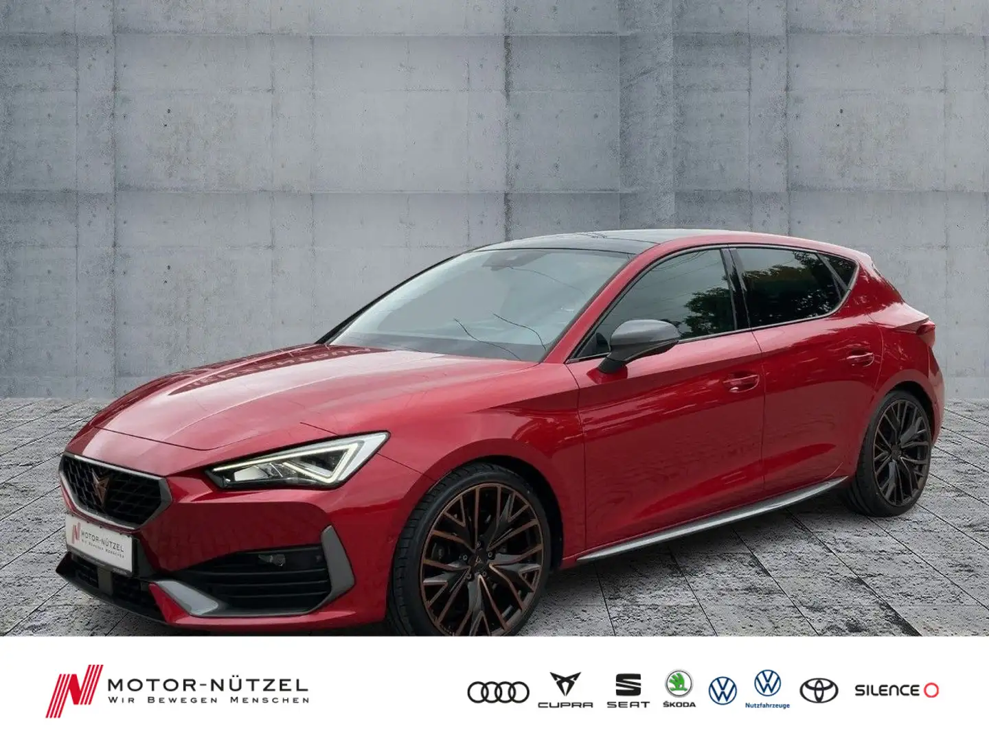 CUPRA Leon VZ 2.0 TSI DSG LED+NAVI+PANO+BEATS+DAB+19Z. Rot - 1