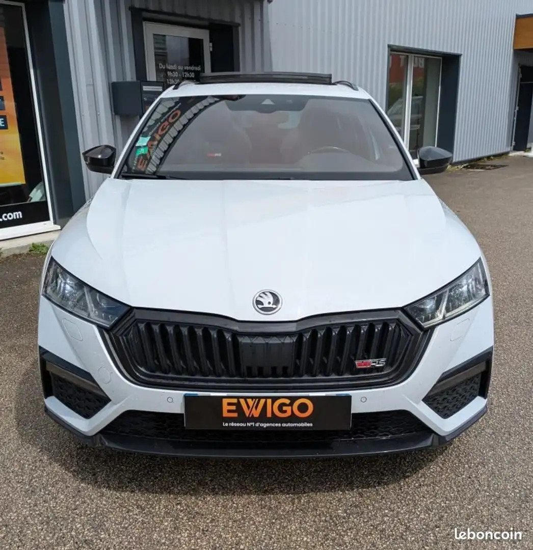 Skoda Octavia 2.0 TDI 200ch RS 4X4 DSG BVA Blanc - 2