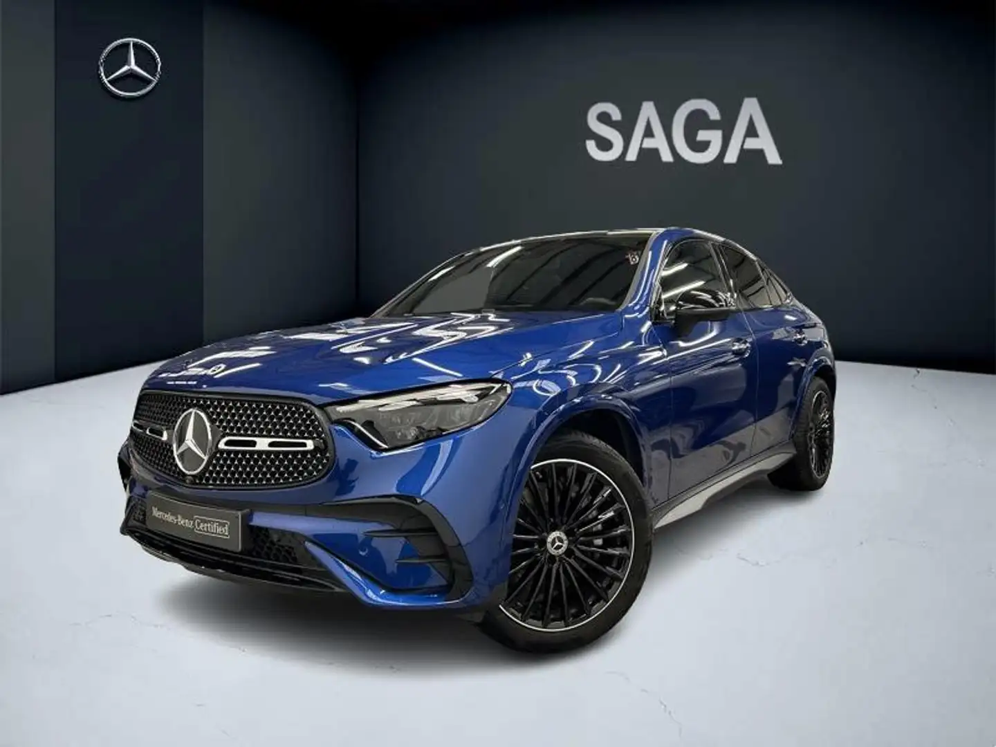 Mercedes-Benz GLC 200 4M Coupé AMG Pack Night Pano Burmester Bleu - 1